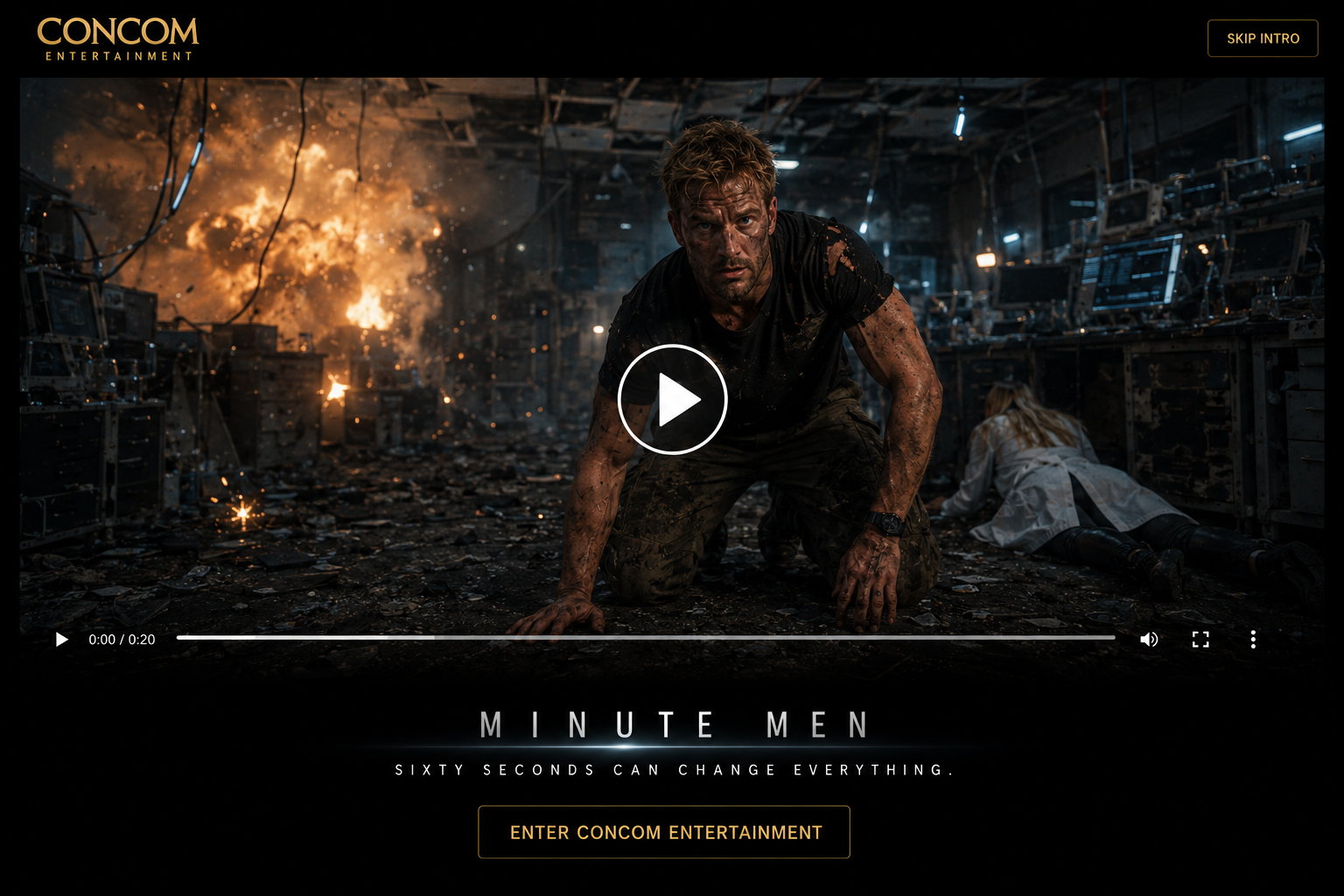 Minute Men cinematic scene concept